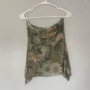 Kiwi fancy sheer blouse